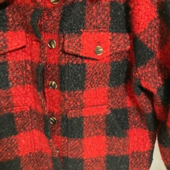 NEW Sundance Woodcutters Buffalo Plaid Sherpa Jacket Size XL - Picture 12 of 15
